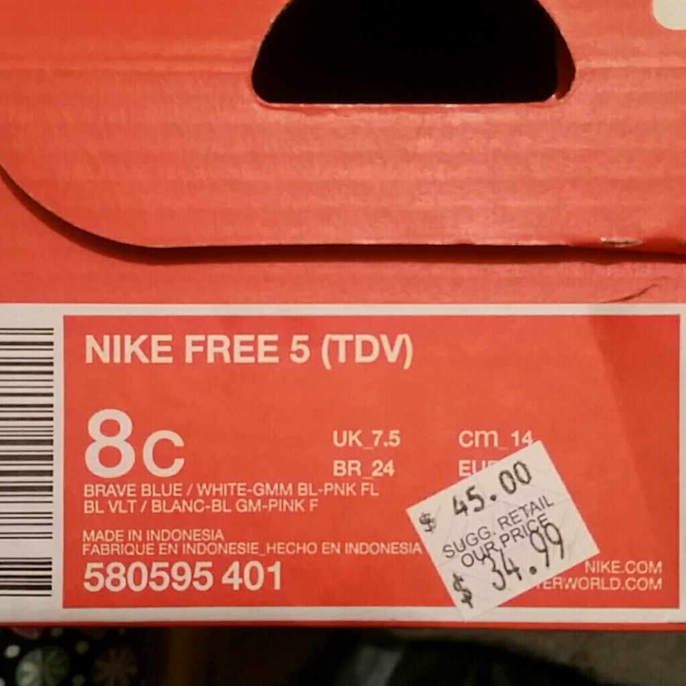 8c Nike💗shoes - Picture 5 of 5